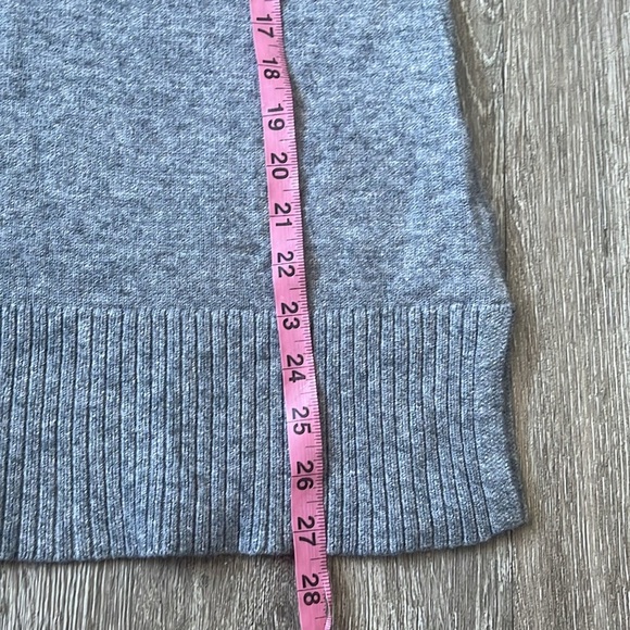 Anthropologie Paloma Gray Knit Sweater size medium cowl neck - Picture 6 of 9